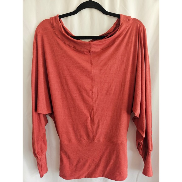 FP Movement Tops - FP Movement Top Womens XS Rust Excellent Dolman Sleeve Activewear Zip Pocket